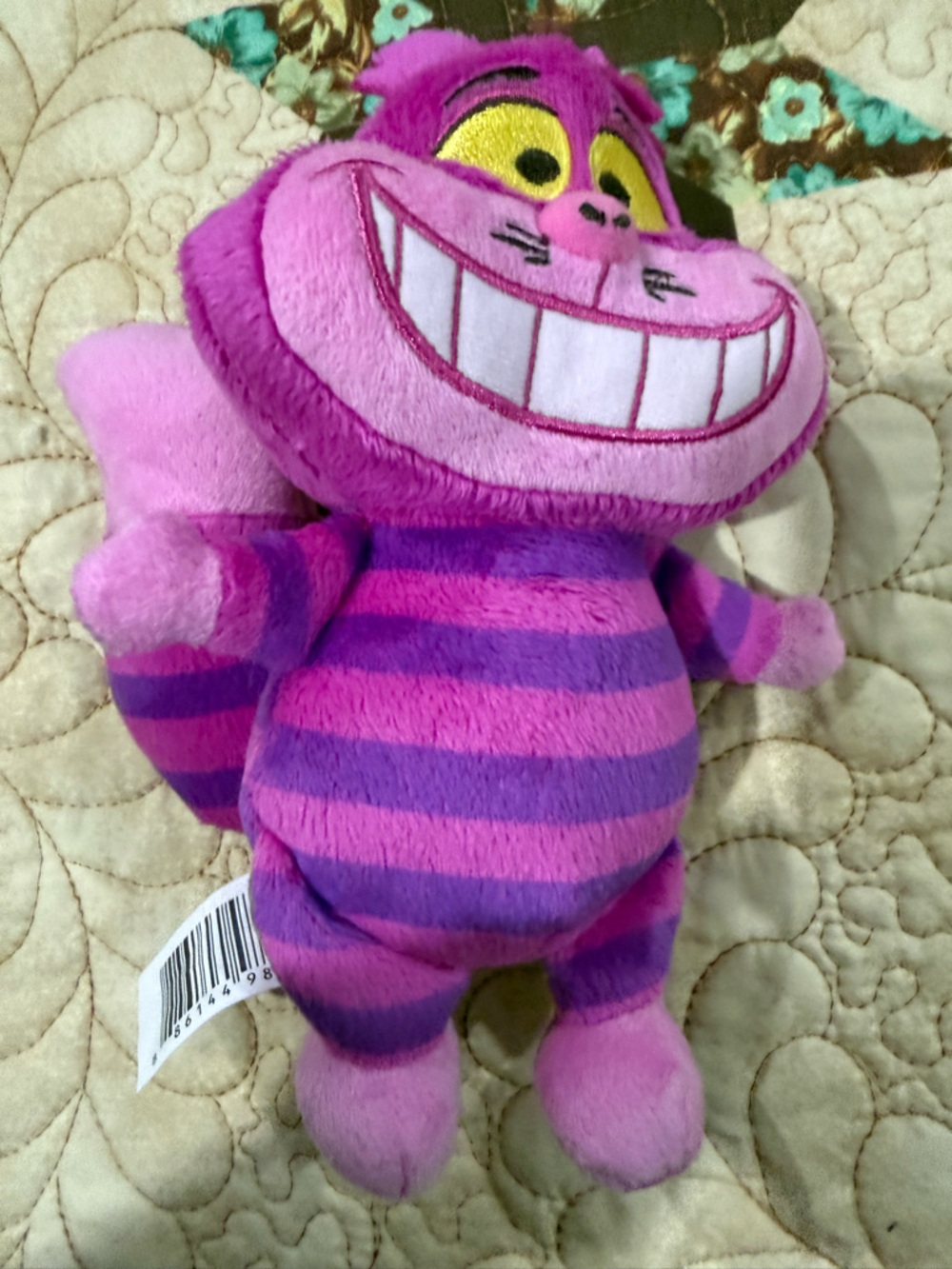 Disney Junior Alice's Wonderland Bakery Cheshire Cat Plush.